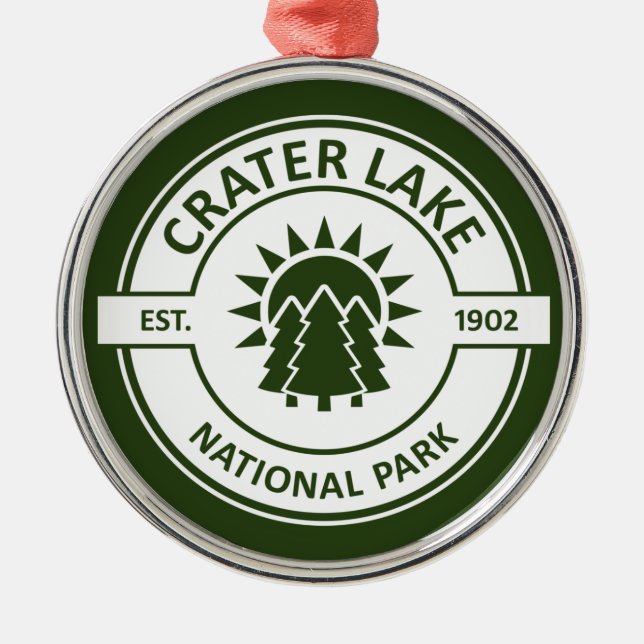 Crater Lake National Park Metal Ornament (Front)