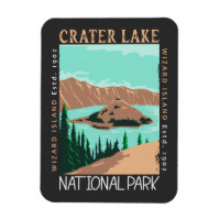 Crater Lake National Park Oregon Retro Distressed 