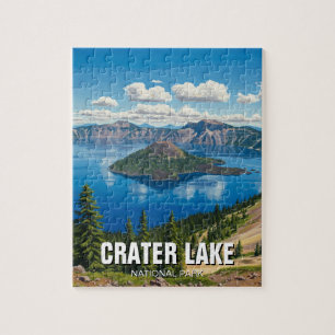 Crater Lake National Park Oregon Travel Jigsaw Puzzle
