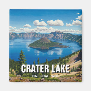Crater Lake National Park Oregon Travel Magnet