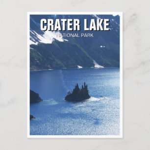 Crater Lake National Park Oregon Travel Postcard