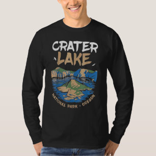 Crater Lake National Park Oregon Vintage Hiking Ca T-Shirt