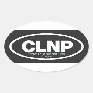 Crater Lake National Park Oval Sticker
