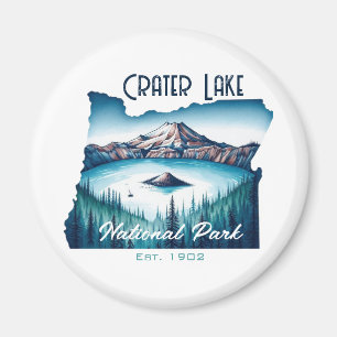 Crater Lake National Park Souvenir Gift Magnet