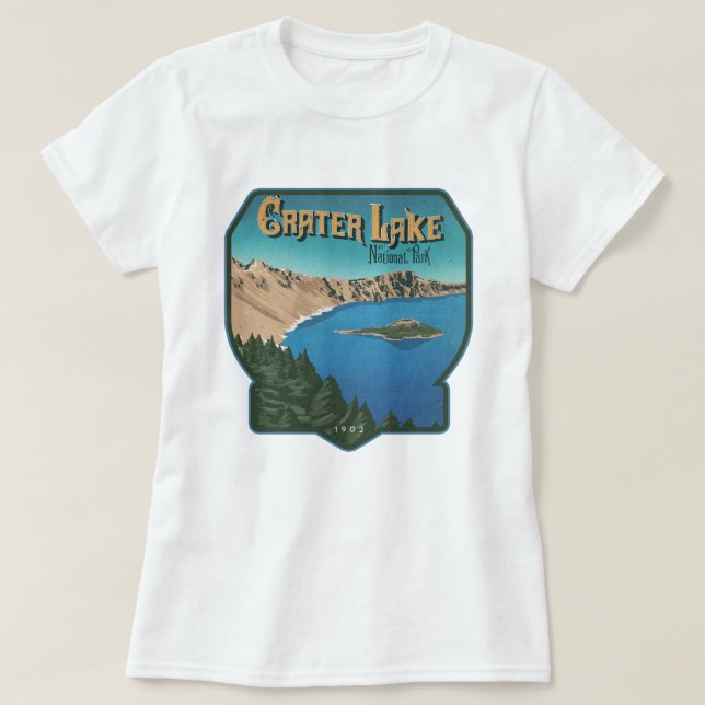 Crater Lake National Park T-Shirt (Design Front)