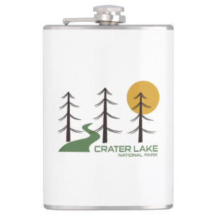 Crater Lake National Park Trail Hip Flask