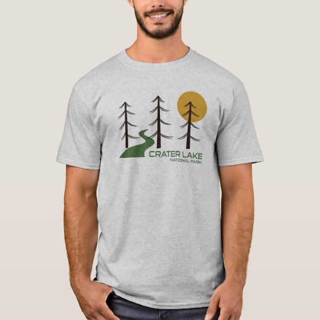 Crater Lake National Park Trail T-Shirt (Front)