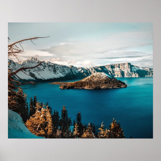 Crater Lake of Southern Oregon Poster (Front)