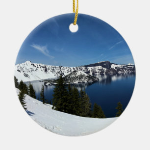 Crater Lake, Oregon Ceramic Ornament