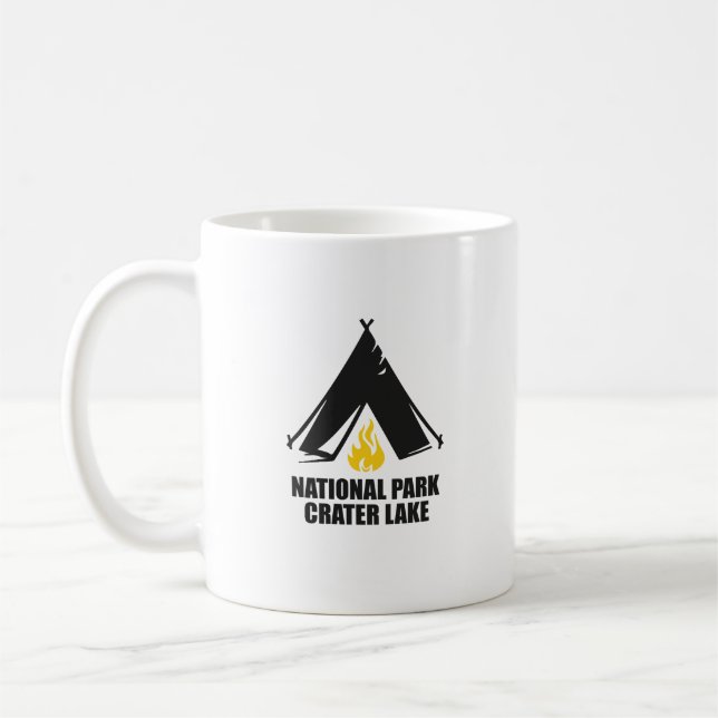 Crater Lake - Oregon Coffee Mug (Left)