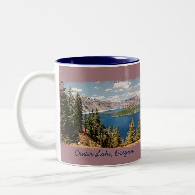 Crater Lake Oregon Coffee Mug (Left)