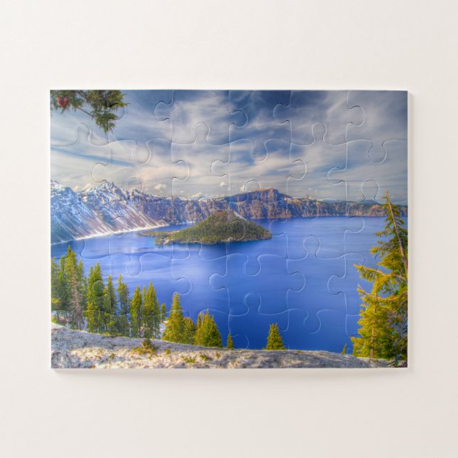 Crater Lake Oregon Jigsaw Puzzle (Horizontal)