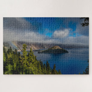 Crater Lake Oregon Landscape Jigsaw Puzzle