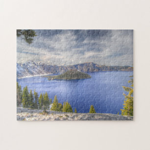 Crater Lake Oregon National Park Usa Jigsaw Puzzle