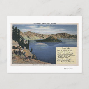 Crater Lake, Oregon - Observation Postcard