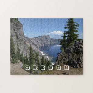 Crater Lake, Oregon, Scenic Photo Jigsaw Puzzle