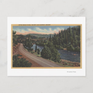 Crater Lake, Oregon - Upper Rogue Postcard