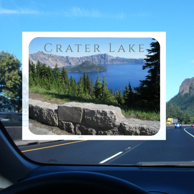 Crater Lake, Rim Village View, National Park, OR Magnet (Creator Uploaded)
