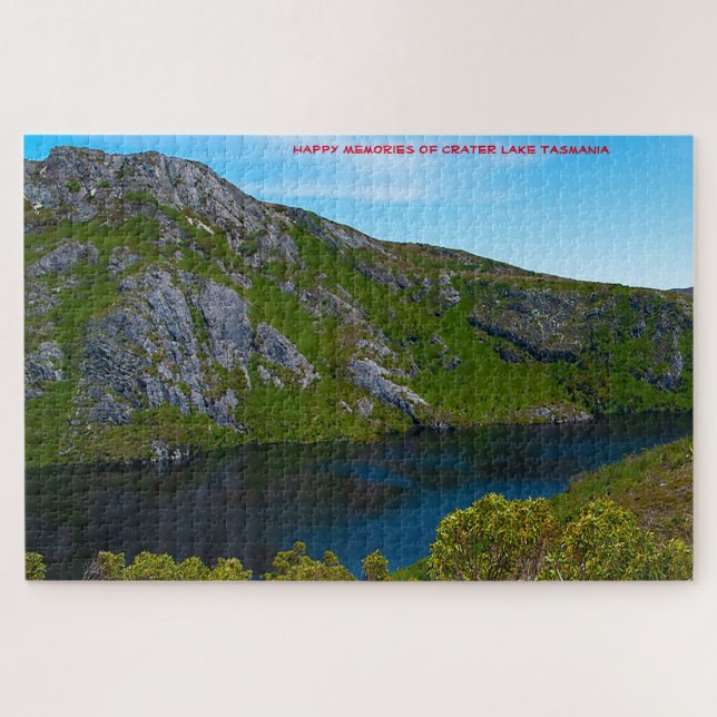 Crater Lake Tasmania Jigsaw Puzzle (Horizontal)
