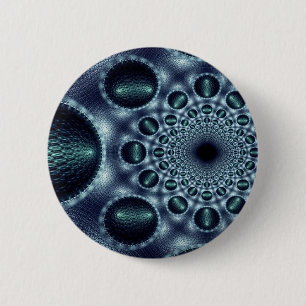 CRATER OPTICAL ILLUSION 6 CM ROUND BADGE