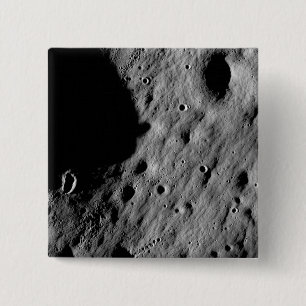 Cratered regions 15 cm square badge