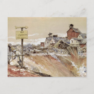 Craters at Ham-Saint-Quentin Postcard