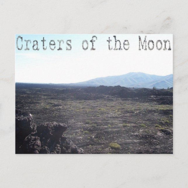 Craters of the Moon, Idaho Postcard (Front)