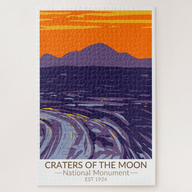 Craters of the Moon National Monument Idaho  Jigsaw Puzzle (Vertical)