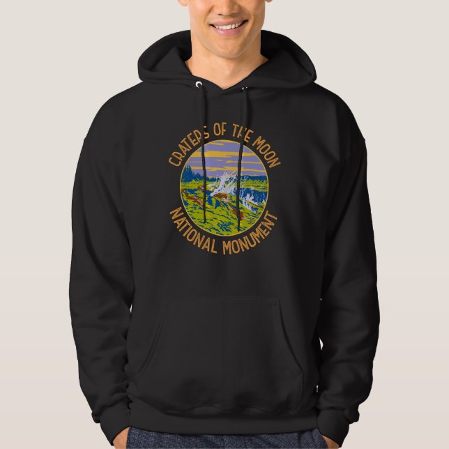 Craters of the Moon National Monument Lake Taupo Hoodie (Front)