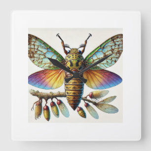 Cratilla dorsal view 310824IREF221 - Watercolor Square Wall Clock
