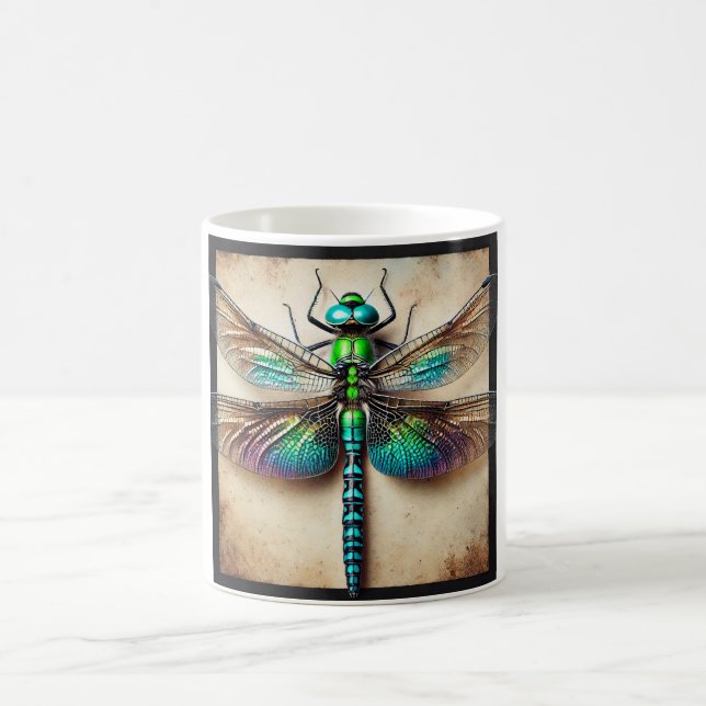 Cratilla Dragonfly 031124IREF249 - Watercolor Coffee Mug (Center)