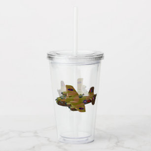 Cratoon retro bomber acrylic tumbler