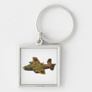 Cratoon retro bomber key ring