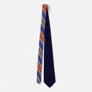 CRAVATE MOTIF KABYLE AMAZIGH SYMBOLE DES BERBERES TIE