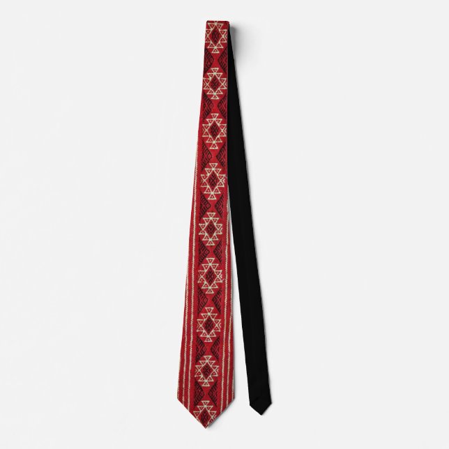 CRAVATE MOTIF MZEB AMAZIGH SYMBOLE DES BERBERES TIE (Front)