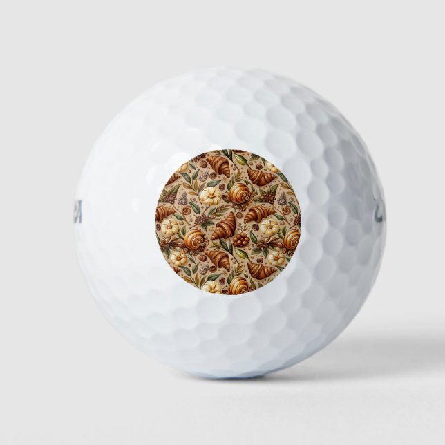 Craving Croissants  Golf Balls (Front)