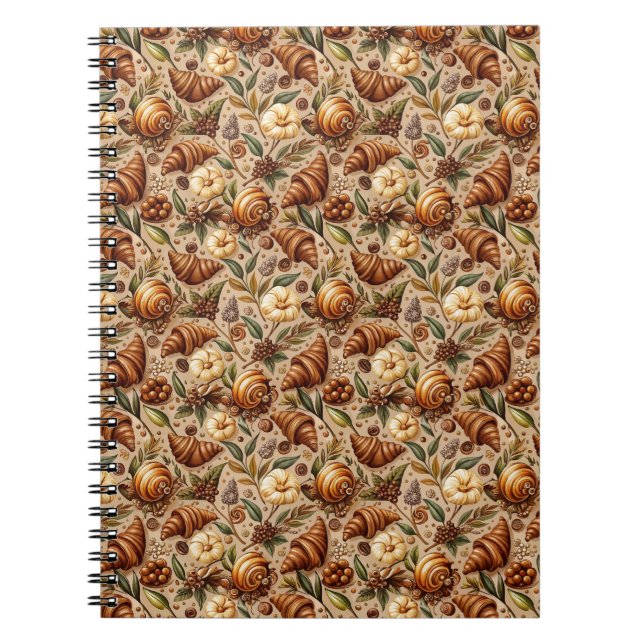 Craving Croissants  Notebook (Front)