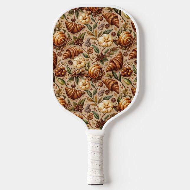 Craving Croissants  Pickleball Paddle (Front)