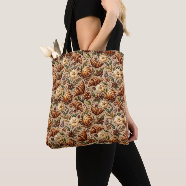 Craving Croissants  Tote Bag (Close Up)