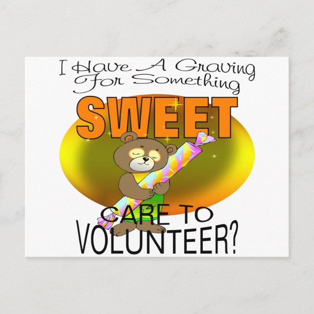 Craving Something Sweet Postcard (Front)