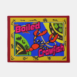 Crawfish add name or address doormat
