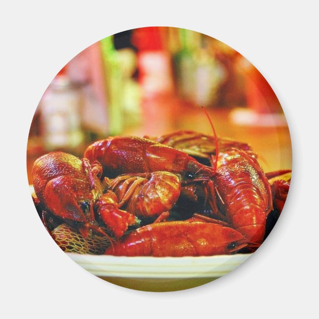 Crawfish At The Acme Oyster House Magnet (Front)