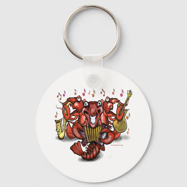 Crawfish Band Key Ring (Front)