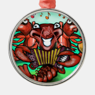 Crawfish Band Metal Tree Decoration