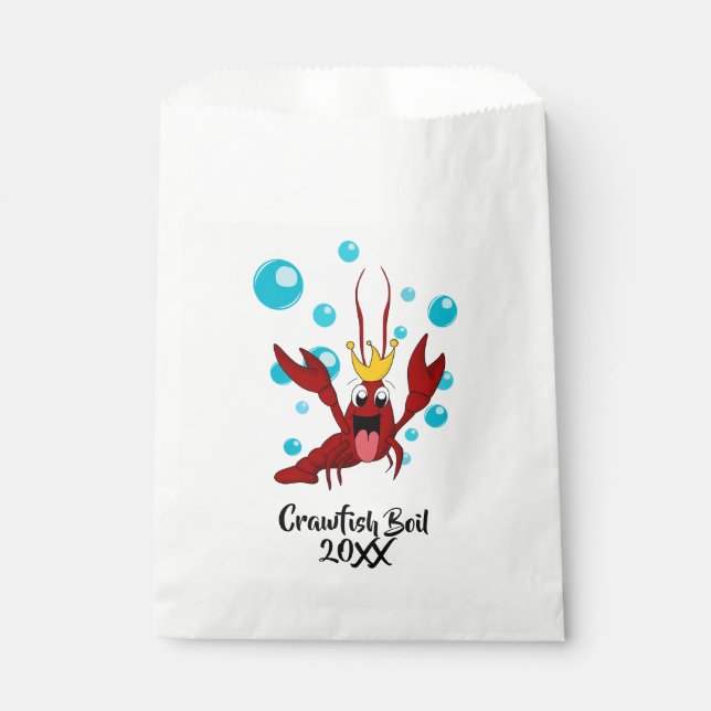 Crawfish Boil Annual Family Reunion Party Favour Bag (Front)