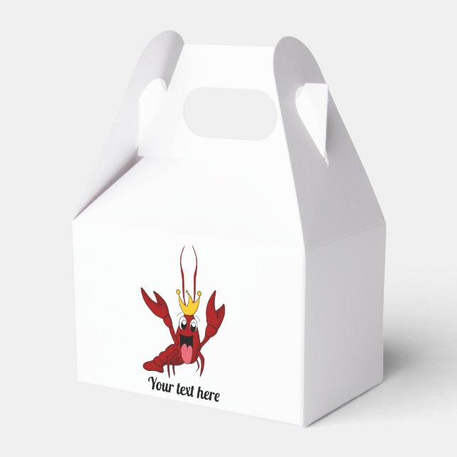 Crawfish Boil Annual Family Reunion Party Favour Box (Front Side)