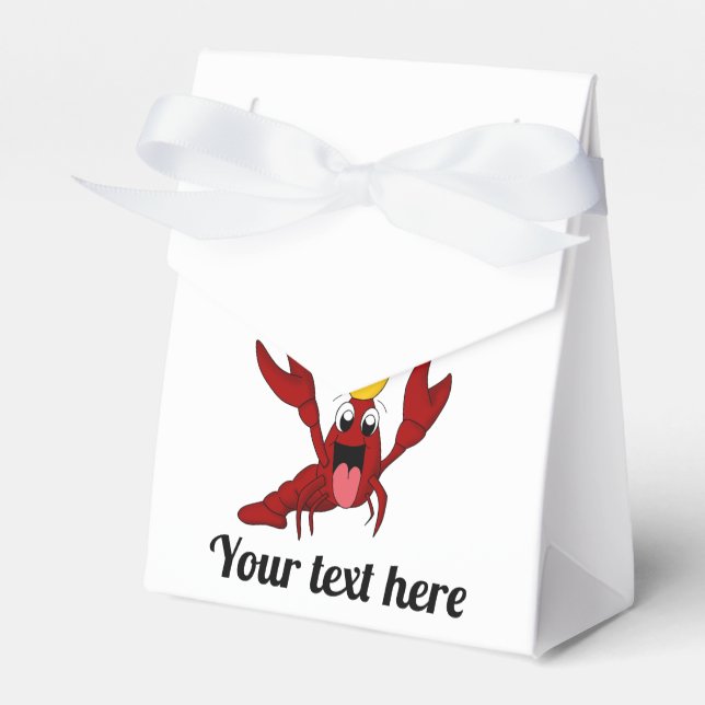 Crawfish Boil Annual Family Reunion Party Favour Box (Front Side)