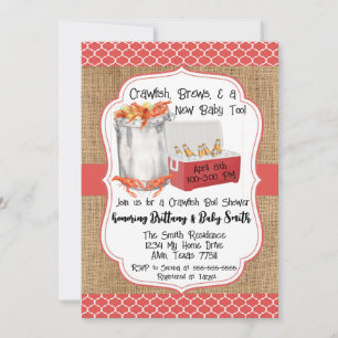 Crawfish Boil Baby Shower Invitation