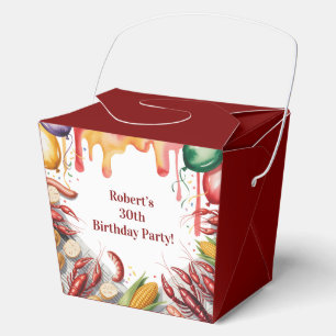 Crawfish Boil Birthday Party For Adults  Favour Box