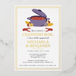 Crawfish Boil Couples Shower Engagement Party